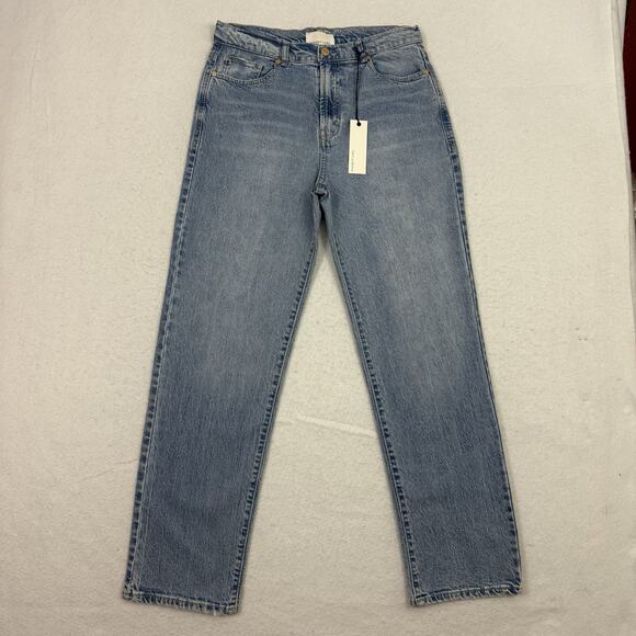 Habitual Womens Straight Leg Jeans Size 8 / 29 Blue High Rise Stretch Denim NWT - Picture 4 of 16